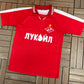 FC Spartak Moscow Dmytro Parfyonov Home Kit | Size Large | Vintage 2000s Red Soccer Jersey |