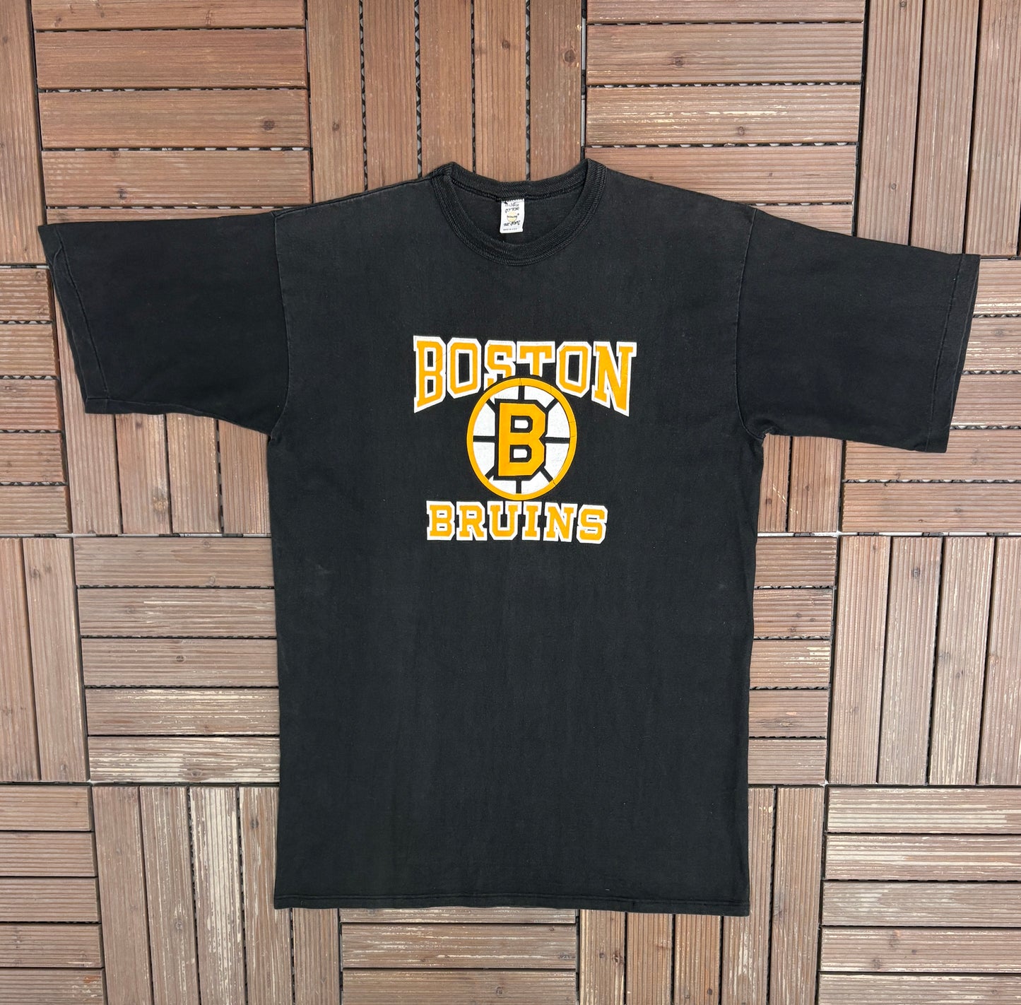 Boston Bruins Graphic Tee | Size XX-Large | Vintage 1990s NHL Hockey Black T-Shirt |