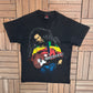 Bob Marley Graphic Tee | Size Medium | Vintage 2000s Reggae Music Black T-Shirt |