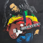 Bob Marley Graphic Tee | Size Medium | Vintage 2000s Reggae Music Black T-Shirt |