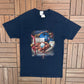 Minnesota Twins Graphic Tee | Size Large | Vintage 2000s MLB Baseball Blue T-Shirt |