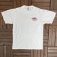 Dale Earnhardt Official Fan Club Member Graphic Tee | Size Large | Vintage 1990s NASCAR Racing White T-Shirt |