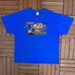 Mel's Diner Cruise In & Dine! Graphic Tee | Size XX-Large | Vintage 2000s Promotional Blue T-Shirt |