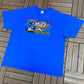 Mel's Diner Cruise In & Dine! Graphic Tee | Size XX-Large | Vintage 2000s Promotional Blue T-Shirt |