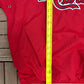 St. Louis Cardinals Stitched Windbreaker | Size Large | Vintage 1990s MLB Baseball Red Jacket |