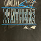 Carolina Panthers Graphic Tee | Size Large | Vintage 1990s NFL Football Black T-Shirt | Made in USA |