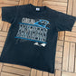 Carolina Panthers Graphic Tee | Size Large | Vintage 1990s NFL Football Black T-Shirt | Made in USA |