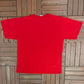 Ohio State Buckeyes 2002 National Champions Graphic Tee | Size X-Large | Vintage 2000s Red College Football T-Shirt |