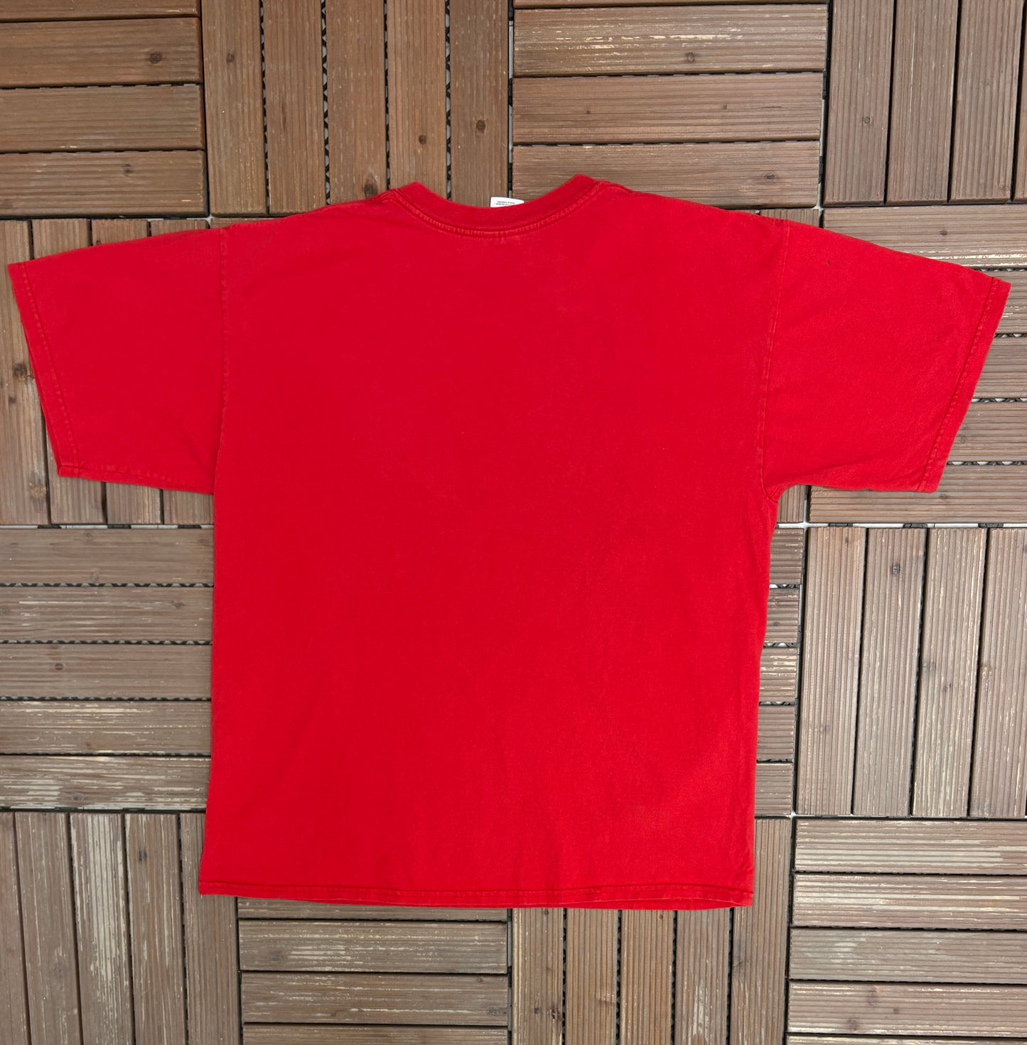 Ohio State Buckeyes 2002 National Champions Graphic Tee | Size X-Large | Vintage 2000s Red College Football T-Shirt |