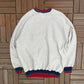 Cleveland Indians Wingspan Graphic Crewneck | Size X-Large | Vintage 1990s MLB Baseball Grey Sweater |