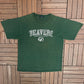 Bemidji State Beavers Graphic Tee | Size X-Large | Vintage 2000s Green College T-Shirt |