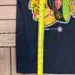 Chicago Blackhawks AOP Graphic Tee | Size X-Large | Vintage 1990s NHL Hockey Black T-Shirt |