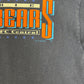 Chicago Bears 1996 Schedule Graphic Tee | Size Large | Vintage 1990s NFL Football Blue T-Shirt |