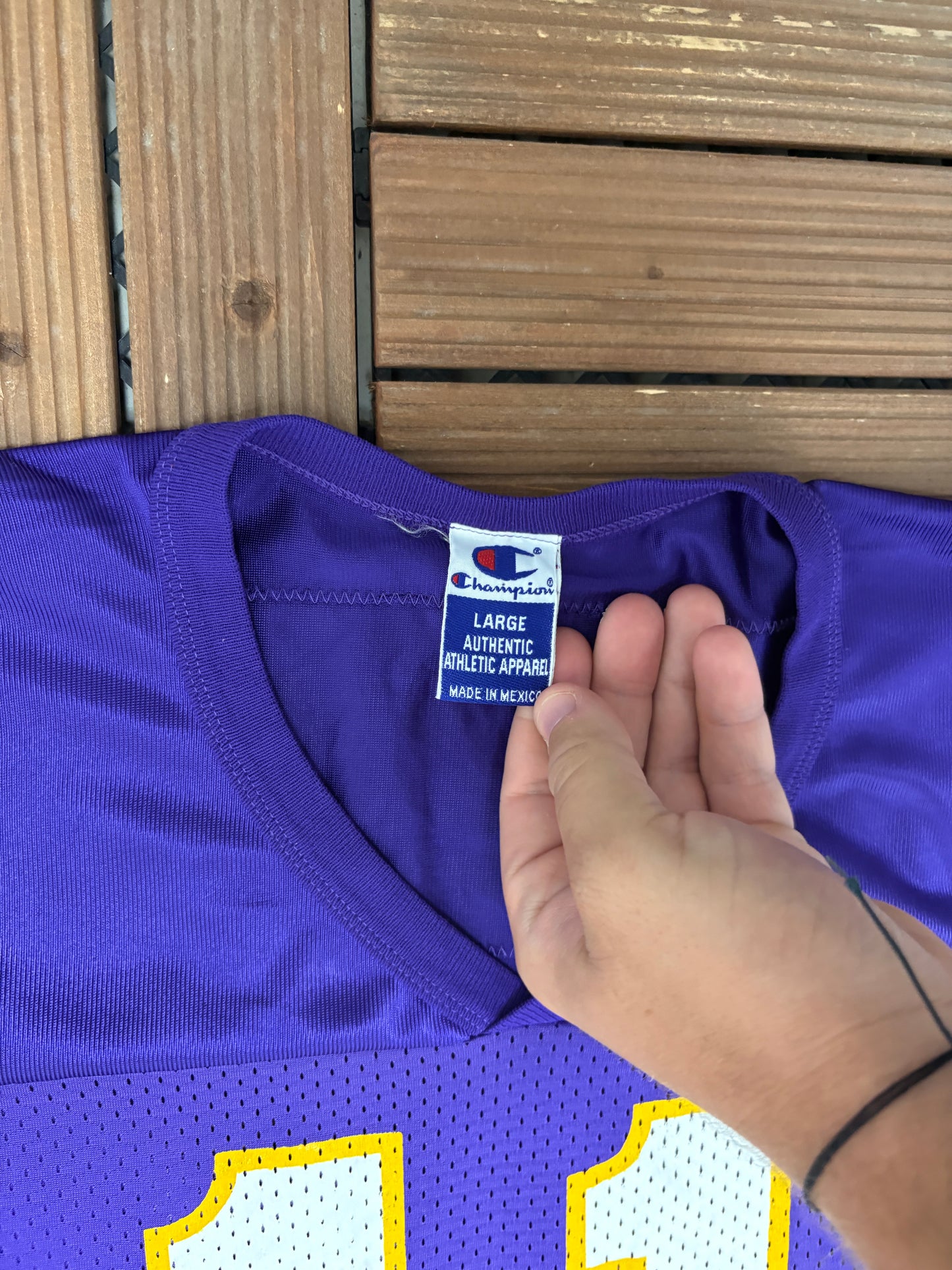 Minnesota Vikings Daunte Culpepper Football Jersey | Size Large | Vintage 2000s Purple NFL Football Jersey |