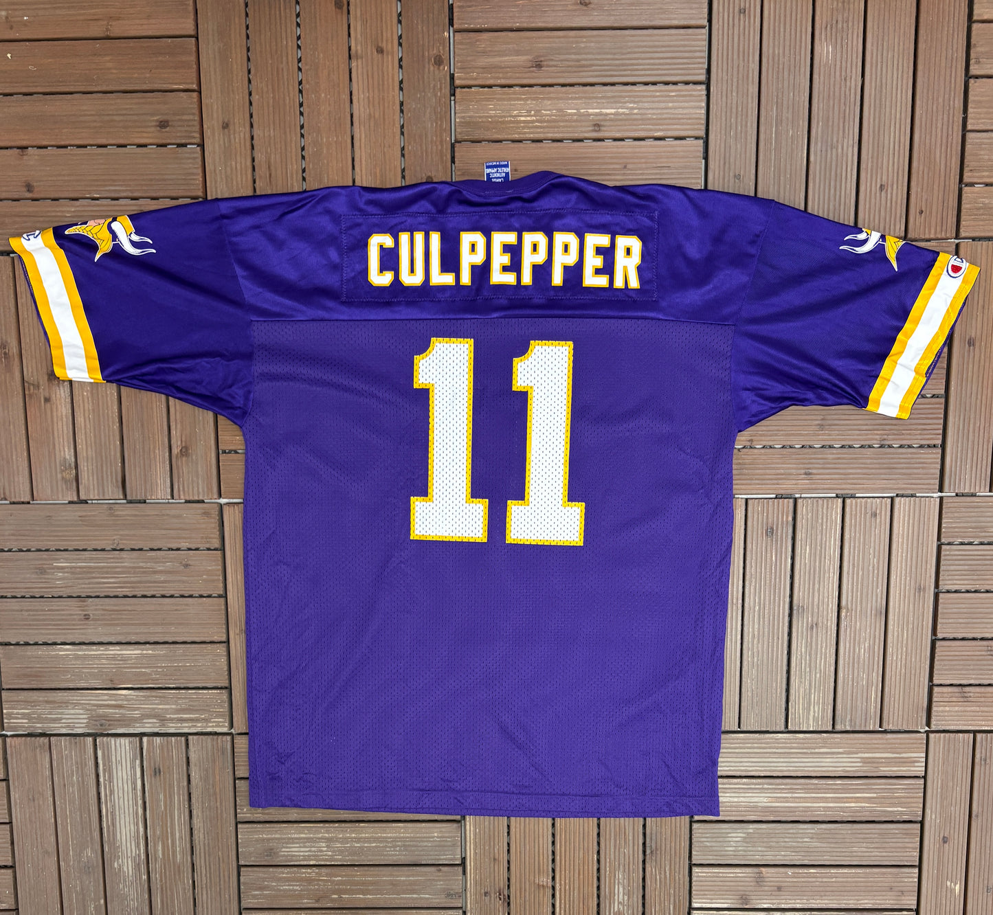 Minnesota Vikings Daunte Culpepper Football Jersey | Size Large | Vintage 2000s Purple NFL Football Jersey |