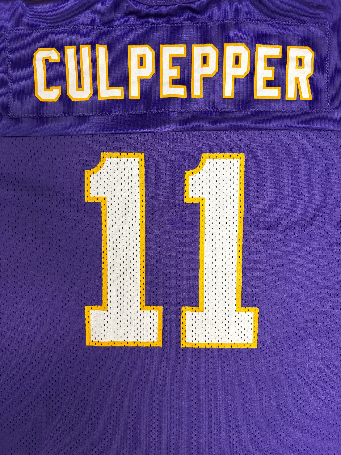 Minnesota Vikings Daunte Culpepper Football Jersey | Size Large | Vintage 2000s Purple NFL Football Jersey |