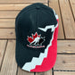 Team Canada Hockey Graphic Hat | Strap Back | Vintage 2000s Hockey Black Cap |