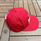 Stren Easy Cast Embroidered Graphic Hat | Adjustable With Snap Back | Vintage 1990s Promotional Fishing Red Cap |