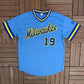 Milwaukee Brewers Baseball Jersey | Size X-Large | 2000s MLB Baseball Blue Jersey |