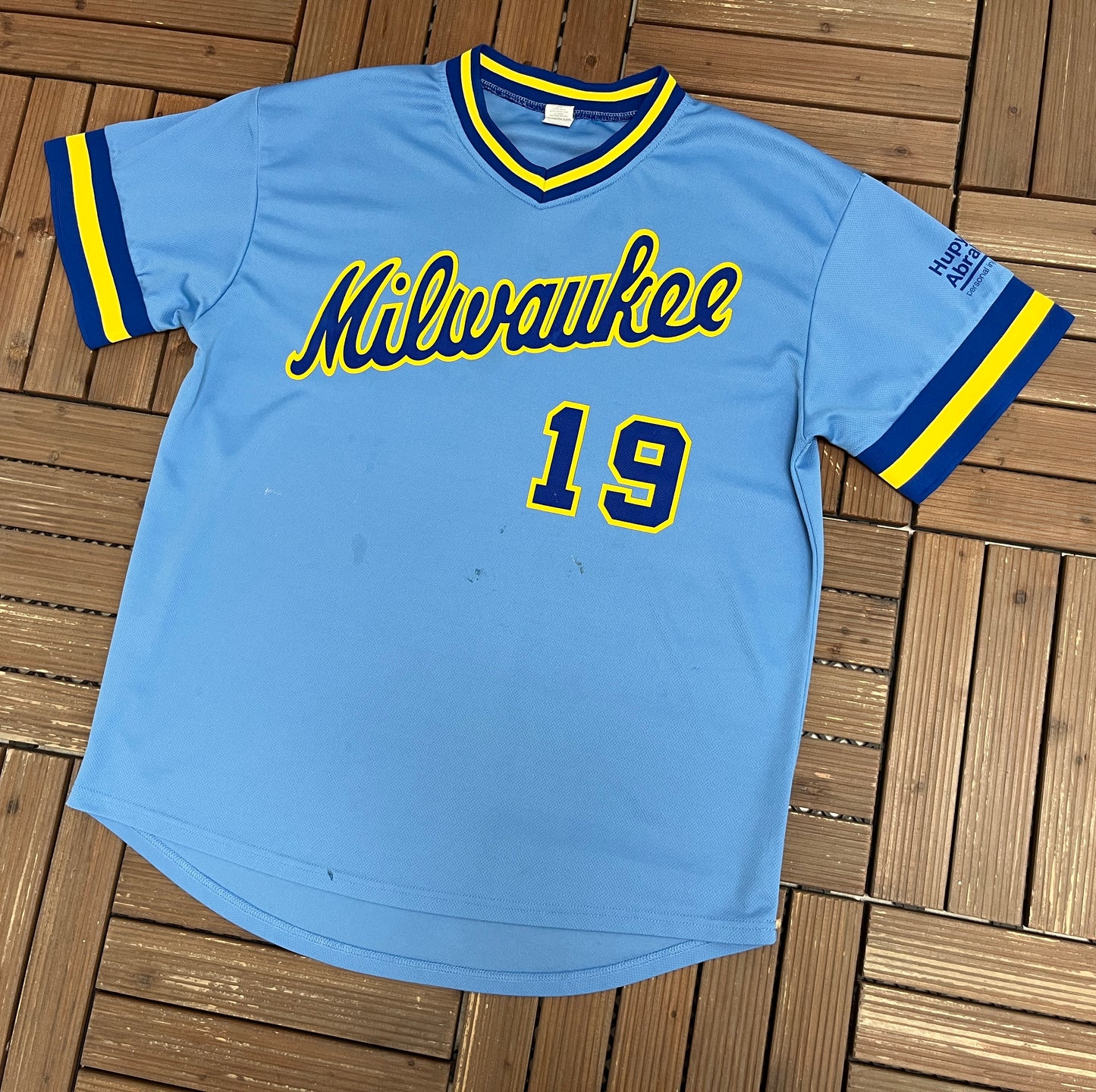 Milwaukee Brewers Baseball Jersey | Size X-Large | 2000s MLB Baseball Blue Jersey |