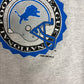 Detroit Lions Graphic Tee | Size Large | Vintage 1990s NFL Football Grey T-Shirt |