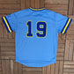 Milwaukee Brewers Baseball Jersey | Size X-Large | 2000s MLB Baseball Blue Jersey |