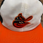 Baltimore Orioles Embroidered Hat | Snap Back | Vintage 1980s MLB Baseball White Cap |