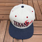 Houston Texans Shadow Graphic Hat | Snap Back | Vintage 2000s NFL Football White Cap |