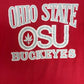 Ohio State Buckeyes Graphic Tee | Size Large | Vintage 1990s Starter College Red T-Shirt |