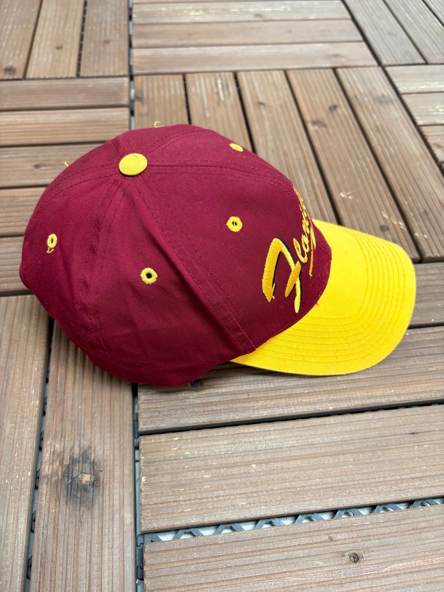 Florida State Seminoles Embroidered Graphic Hat | Snap Back | Vintage 1990s College Red Cap |