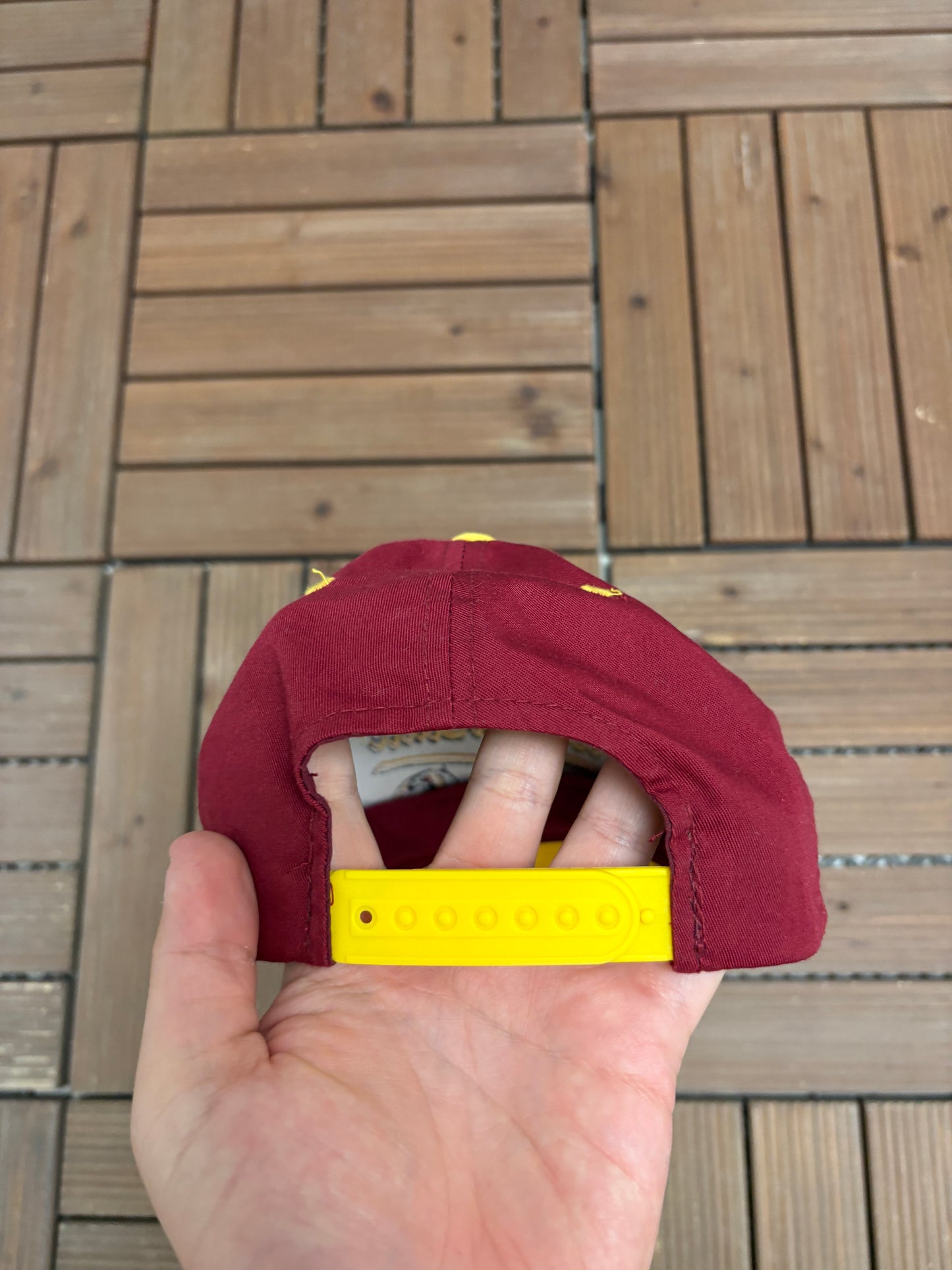 Florida State Seminoles Embroidered Graphic Hat | Snap Back | Vintage 1990s College Red Cap |