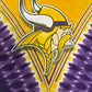 Minnesota Vikings Graphic Tee | Size Medium | Vintage 2000s NFL Football Tie Dye T-Shirt |