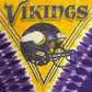 Minnesota Vikings Graphic Tee | Size Medium | Vintage 2000s NFL Football Tie Dye T-Shirt |