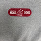 Washington State Cougars Graphic Quarter Zip | Size Small | Vintage 2000s College Grey Sweater |