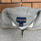 Washington State Cougars Graphic Quarter Zip | Size Small | Vintage 2000s College Grey Sweater |