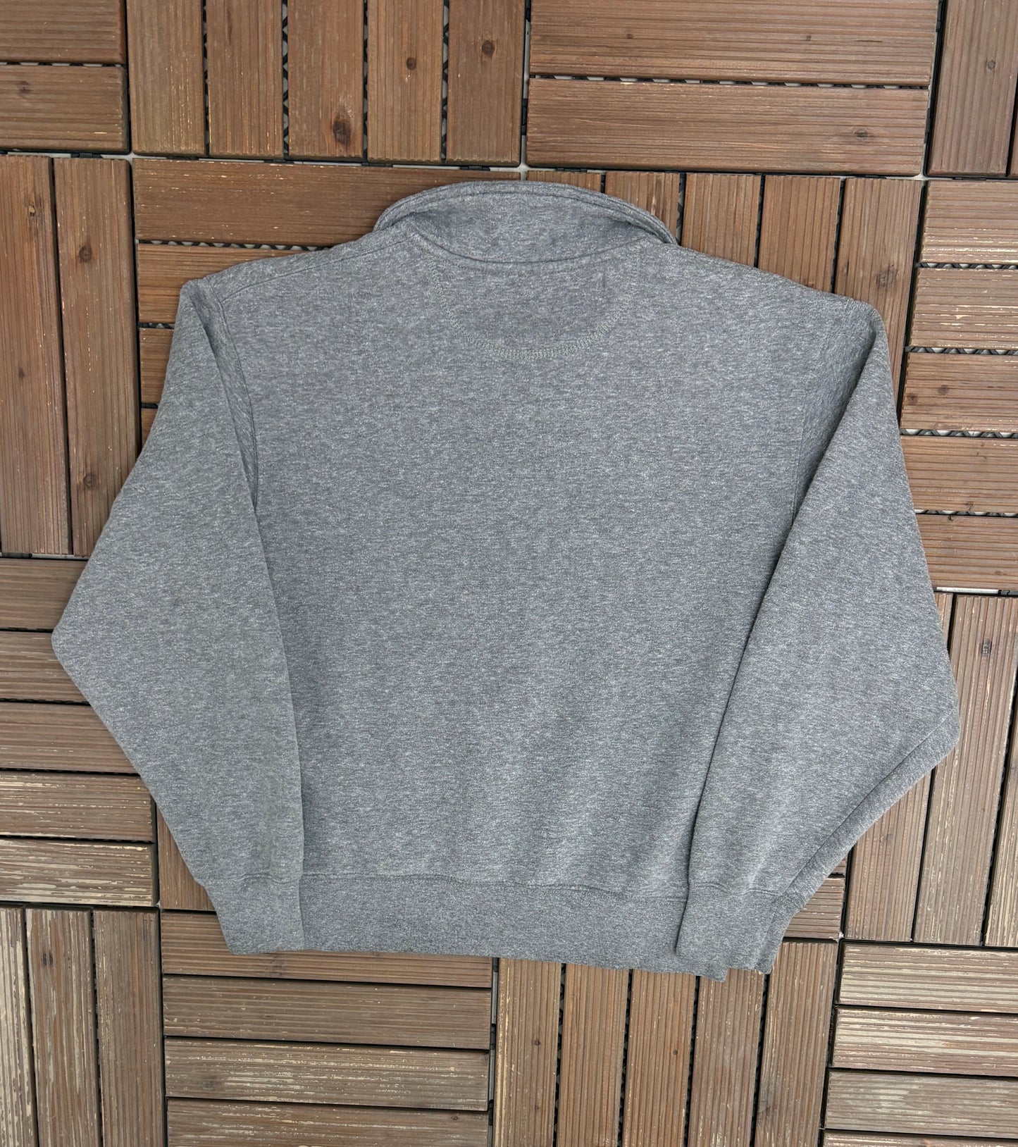 Washington State Cougars Graphic Quarter Zip | Size Small | Vintage 2000s College Grey Sweater |