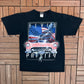 Elvis Presley Graphic Tee | Size Medium | Vintage 2000s King of Rock and Roll Black T-Shirt |