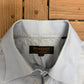 Yves Saint Laurent Button Down Shirt | Size Medium | Vintage 1990s Blue Button Down Collared Shirt |