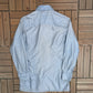 Yves Saint Laurent Button Down Shirt | Size Medium | Vintage 1990s Blue Button Down Collared Shirt |