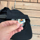 Coca-Cola Polar Bear Embroidered Graphic Hat | Snap Back | Vintage 1990s Promotional Black Cap |