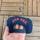 Boston Red Sox Embroidered Hat | Snap Back | Vintage 1990s MLB Baseball Blue Baseball Cap |