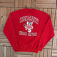 Wisconsin Badgers Rose Bowl 2000 We're Back Graphic Crewneck | Size Medium | Vintage 2000s College Red Sweater |