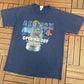 Boston Red Sox Opening Day 2005 Graphic Tee | Size X-Large | Vintage 2000s MLB Baseball Blue T-Shirt |