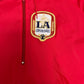 LA Anheuser-Busch Beer Graphic Windbreaker | Size Large | Vintage 1990s Promotional Red Windbreaker |