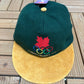 Team Canada Lillehammer '94 Olympics Embroidered Hat | Metal Clasp | Vintage 1990s Green Cap |