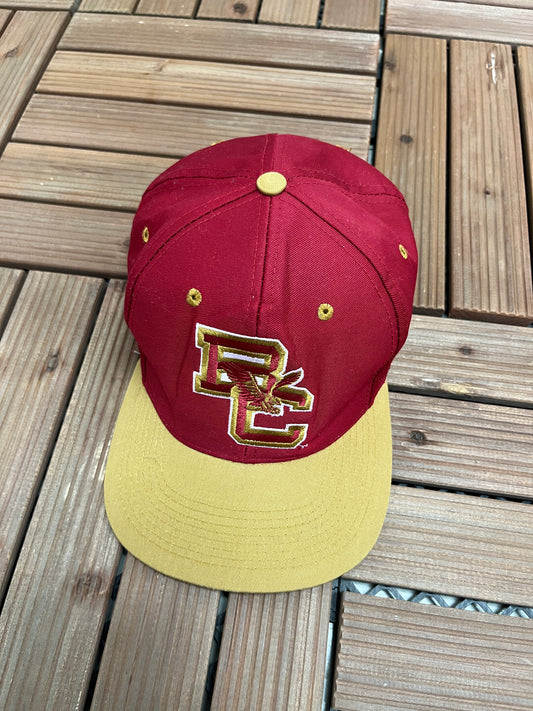 Boston College Eagles Graphic Hat | Snap Back | Vintage 1990s College Sports Cap |