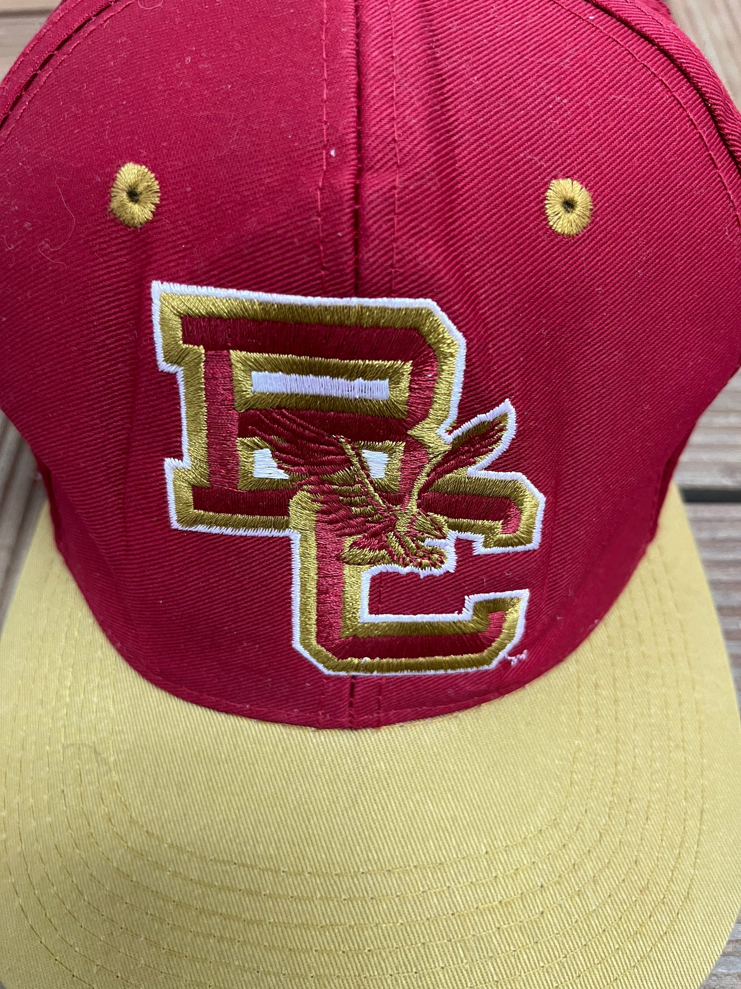 Boston College Eagles Graphic Hat | Snap Back | Vintage 1990s College Sports Cap |