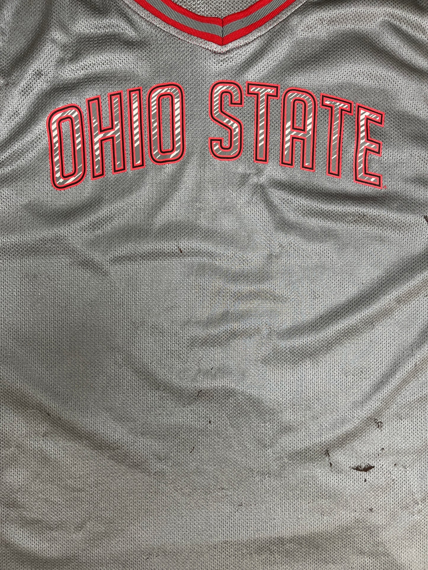 Ohio State Buckeyes Basketball Jersey | Size Large | Vintage 2000s College Grey Jersey |