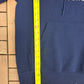 Brock University Embroidered Graphic Hoodie | Size Small | Vintage 2000s Russell College Blue Sweatshirt |
