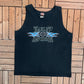 Harley Davidson Olathe, Kansas Graphic Tee | Size Large | Vintage 2000s Biker Black Tank Top |